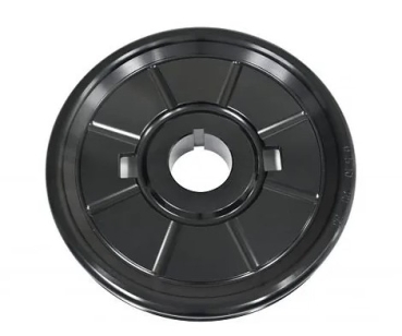Pulley-for-crankshaft-aluminium-black-VW-Kaefer-18-1063-0